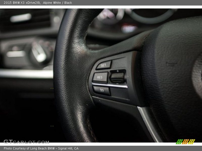 Alpine White / Black 2015 BMW X3 xDrive28i