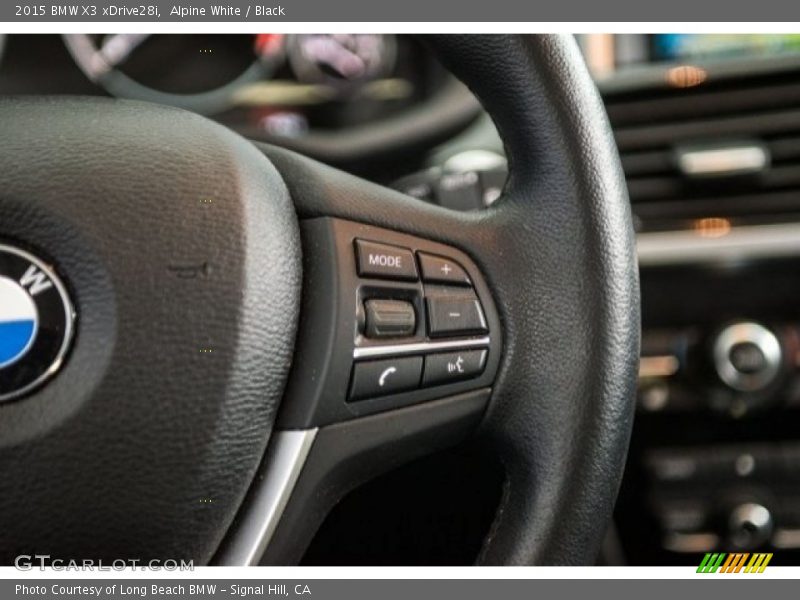 Alpine White / Black 2015 BMW X3 xDrive28i