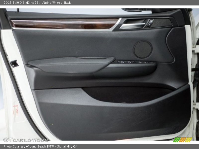 Alpine White / Black 2015 BMW X3 xDrive28i