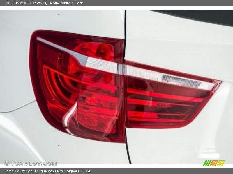 Alpine White / Black 2015 BMW X3 xDrive28i