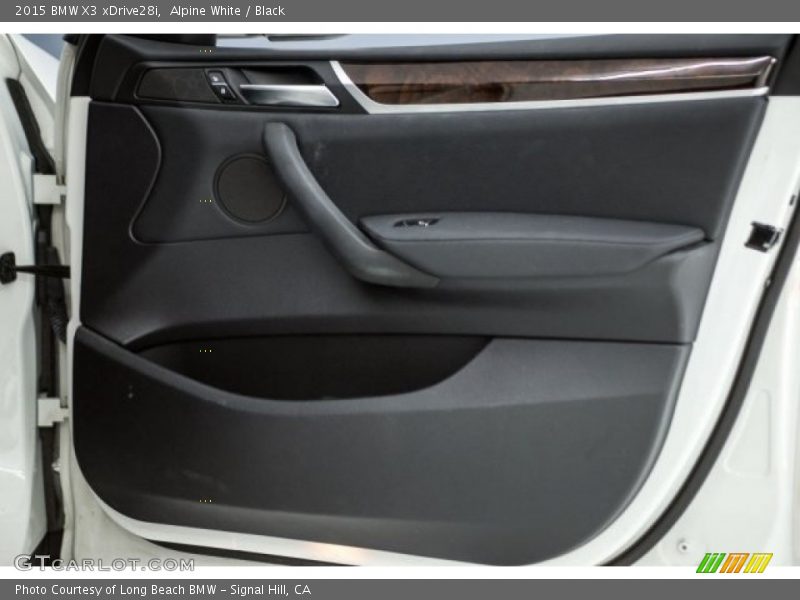 Alpine White / Black 2015 BMW X3 xDrive28i