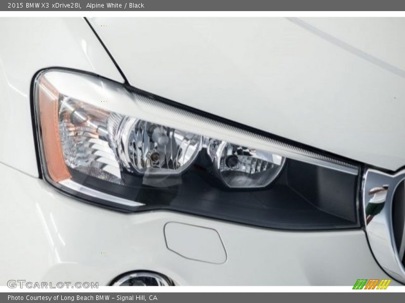 Alpine White / Black 2015 BMW X3 xDrive28i