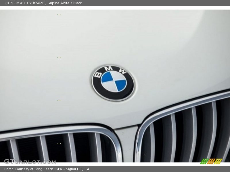 Alpine White / Black 2015 BMW X3 xDrive28i