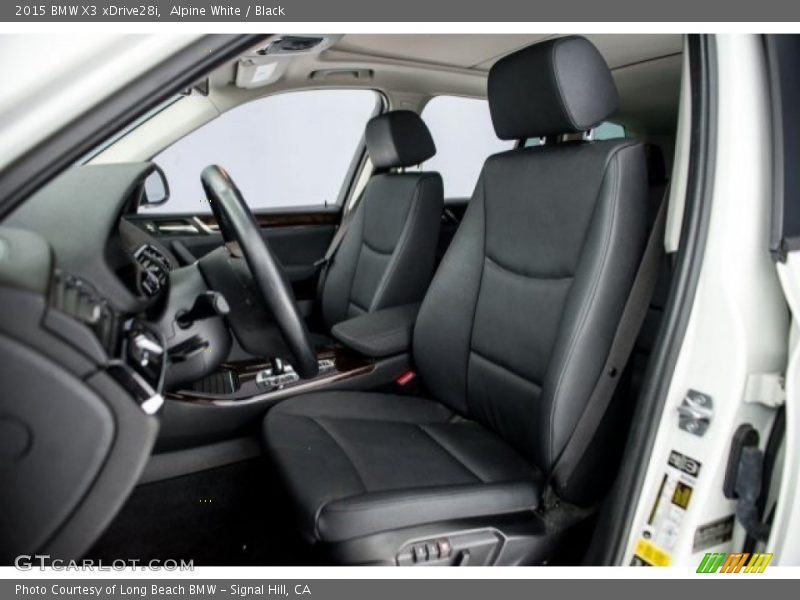 Alpine White / Black 2015 BMW X3 xDrive28i