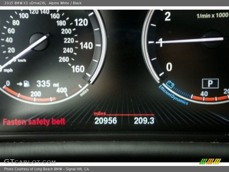 Alpine White / Black 2015 BMW X3 xDrive28i