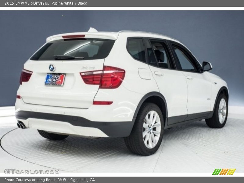 Alpine White / Black 2015 BMW X3 xDrive28i