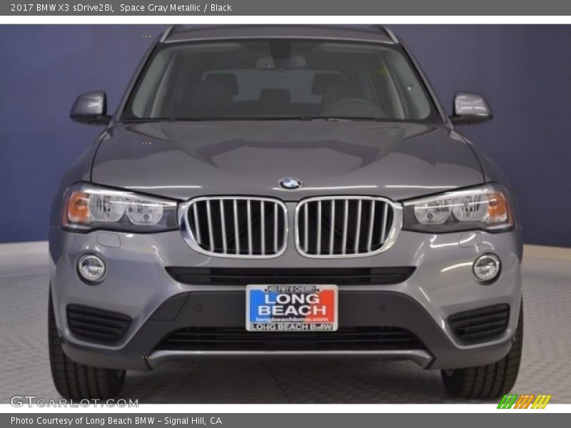 Space Gray Metallic / Black 2017 BMW X3 sDrive28i