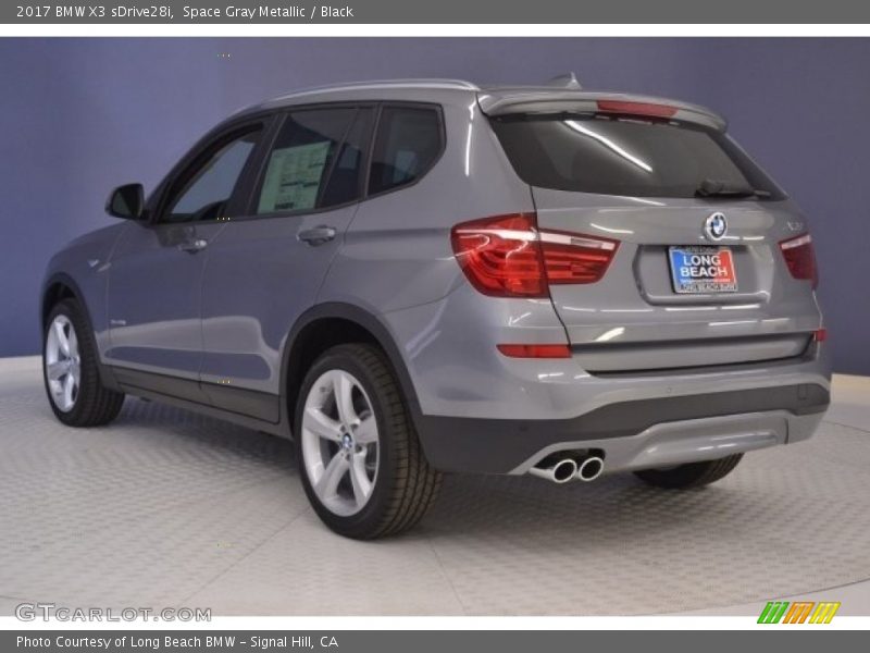 Space Gray Metallic / Black 2017 BMW X3 sDrive28i