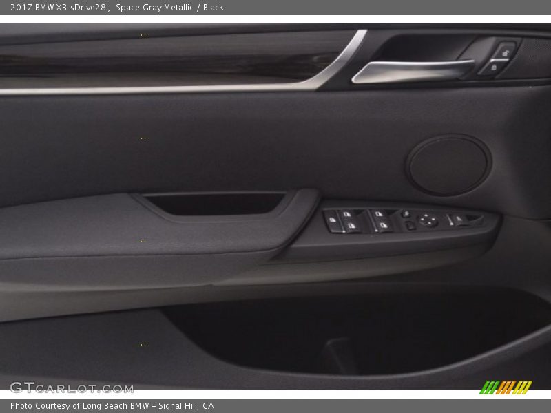 Space Gray Metallic / Black 2017 BMW X3 sDrive28i