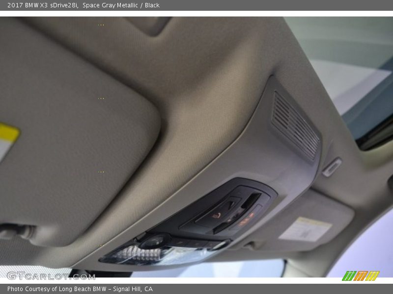 Space Gray Metallic / Black 2017 BMW X3 sDrive28i