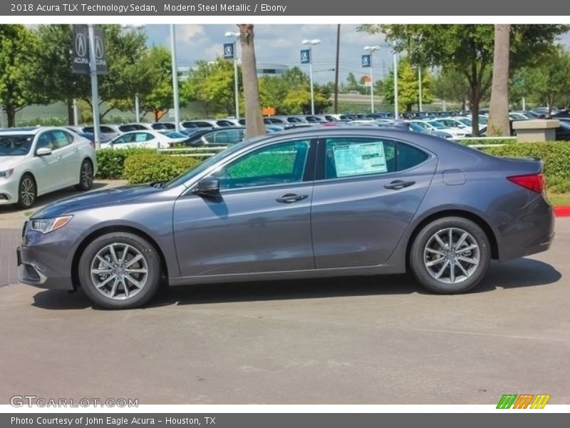 Modern Steel Metallic / Ebony 2018 Acura TLX Technology Sedan