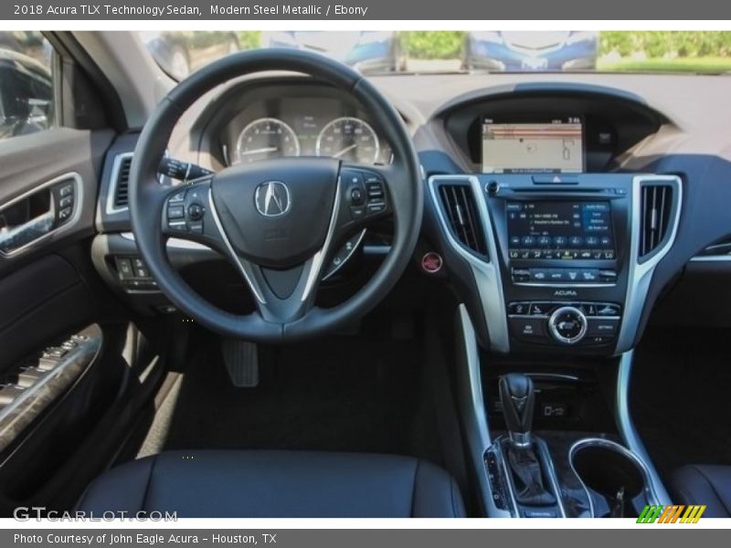 Modern Steel Metallic / Ebony 2018 Acura TLX Technology Sedan