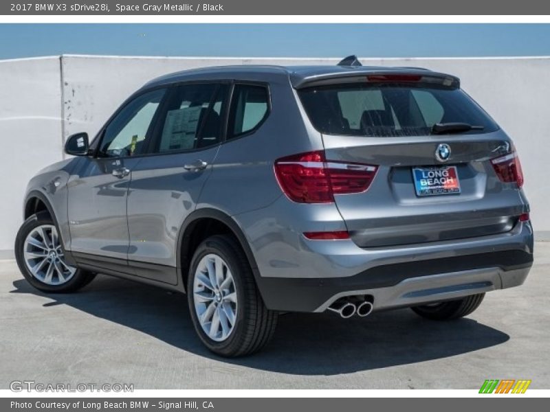 Space Gray Metallic / Black 2017 BMW X3 sDrive28i