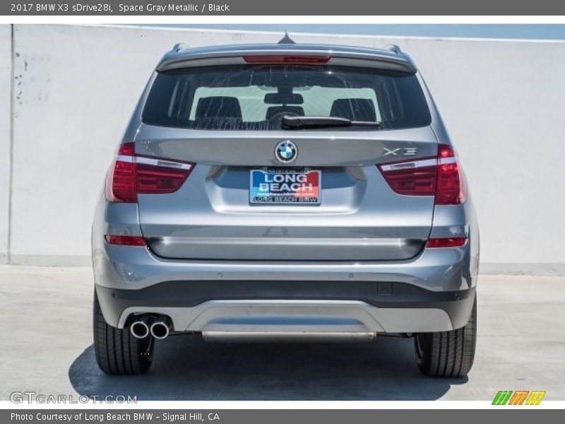 Space Gray Metallic / Black 2017 BMW X3 sDrive28i