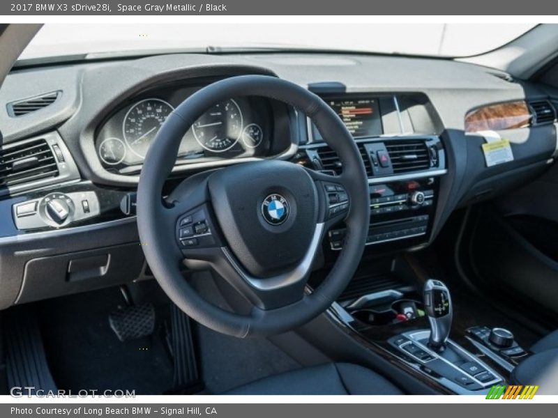 Space Gray Metallic / Black 2017 BMW X3 sDrive28i