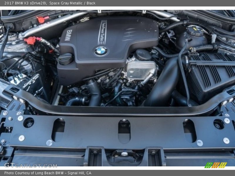 Space Gray Metallic / Black 2017 BMW X3 sDrive28i