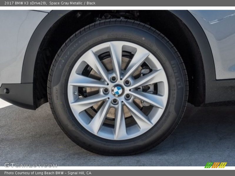 Space Gray Metallic / Black 2017 BMW X3 sDrive28i