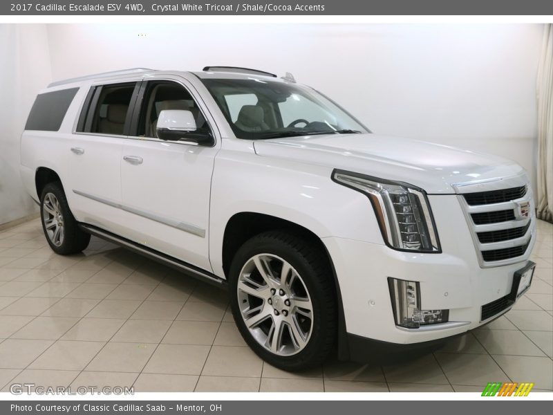 Front 3/4 View of 2017 Escalade ESV 4WD
