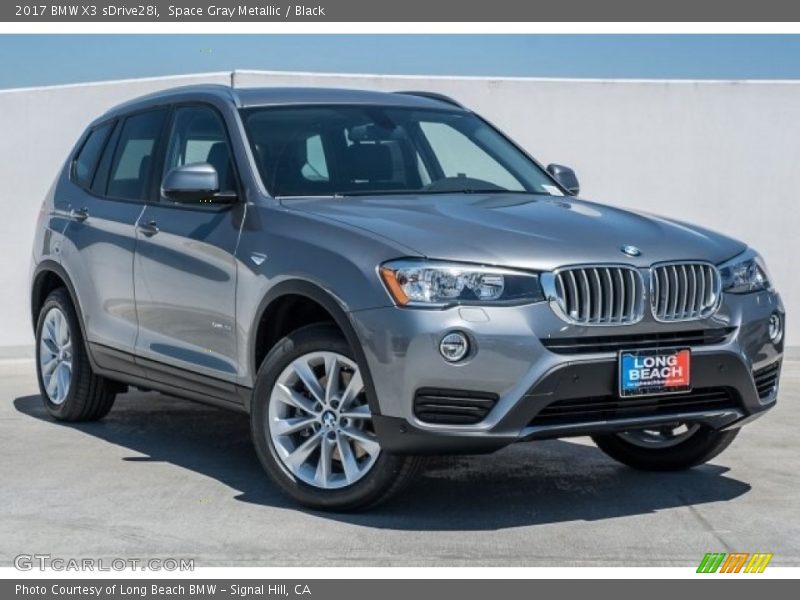 Space Gray Metallic / Black 2017 BMW X3 sDrive28i