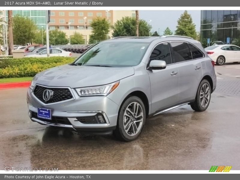 Lunar Silver Metallic / Ebony 2017 Acura MDX SH-AWD