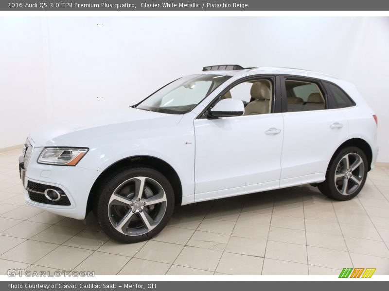 Glacier White Metallic / Pistachio Beige 2016 Audi Q5 3.0 TFSI Premium Plus quattro