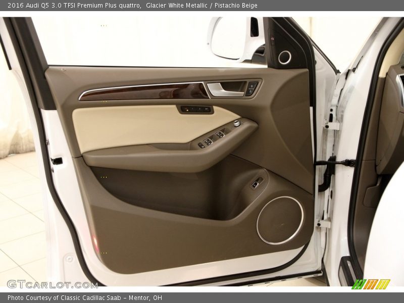 Glacier White Metallic / Pistachio Beige 2016 Audi Q5 3.0 TFSI Premium Plus quattro