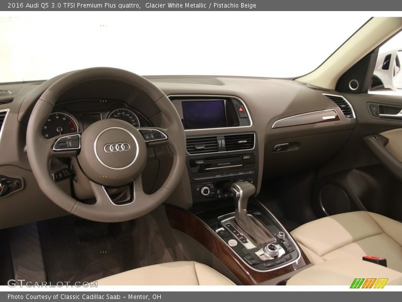 Glacier White Metallic / Pistachio Beige 2016 Audi Q5 3.0 TFSI Premium Plus quattro