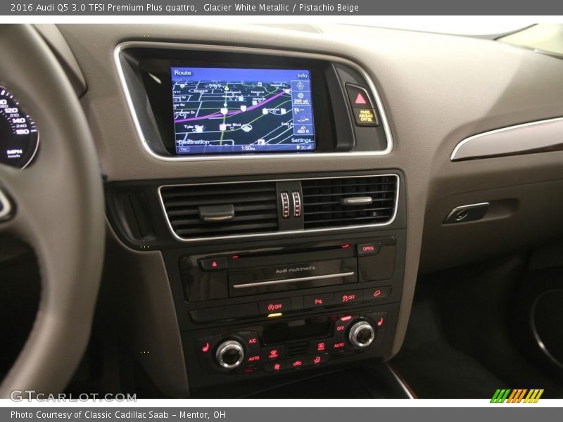 Glacier White Metallic / Pistachio Beige 2016 Audi Q5 3.0 TFSI Premium Plus quattro