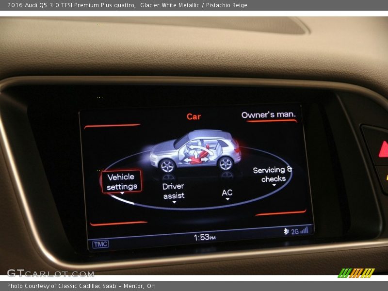 Glacier White Metallic / Pistachio Beige 2016 Audi Q5 3.0 TFSI Premium Plus quattro