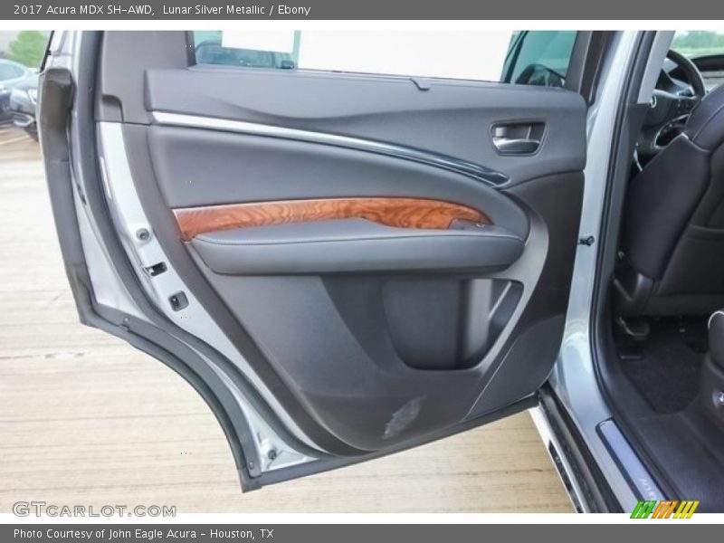 Lunar Silver Metallic / Ebony 2017 Acura MDX SH-AWD