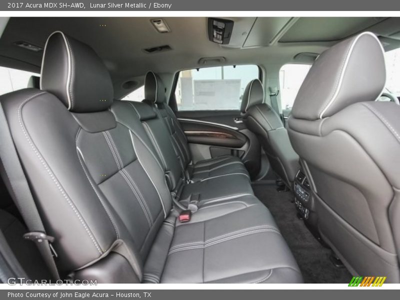 Lunar Silver Metallic / Ebony 2017 Acura MDX SH-AWD
