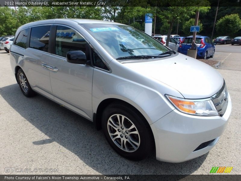 Alabaster Silver Metallic / Gray 2012 Honda Odyssey EX