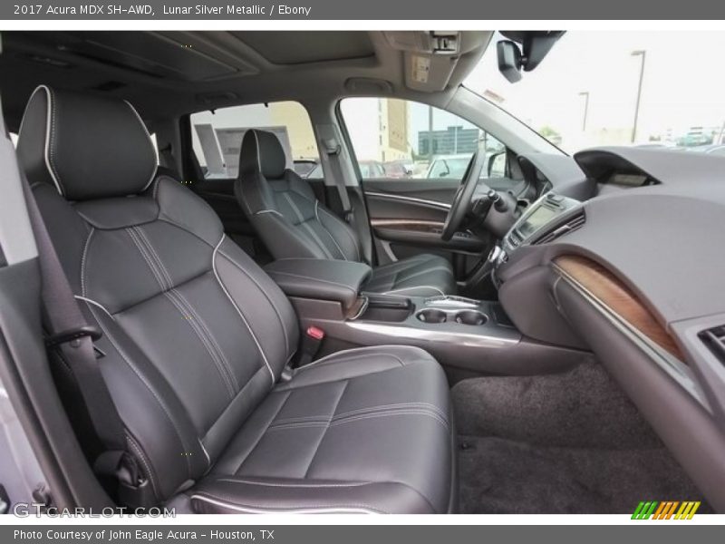 Lunar Silver Metallic / Ebony 2017 Acura MDX SH-AWD
