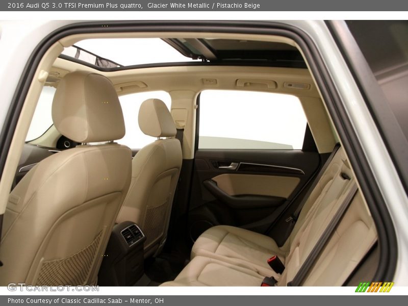 Glacier White Metallic / Pistachio Beige 2016 Audi Q5 3.0 TFSI Premium Plus quattro