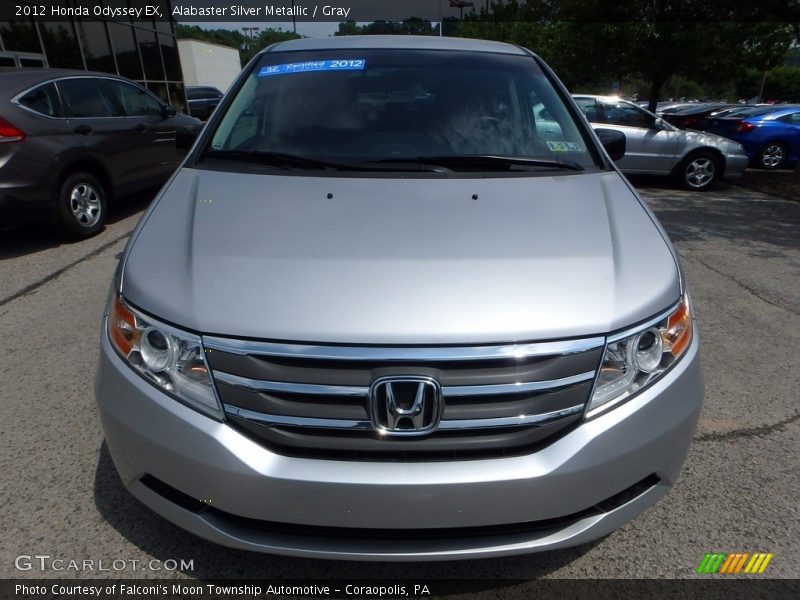 Alabaster Silver Metallic / Gray 2012 Honda Odyssey EX