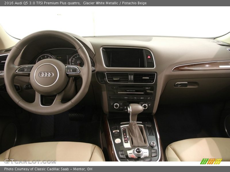 Glacier White Metallic / Pistachio Beige 2016 Audi Q5 3.0 TFSI Premium Plus quattro