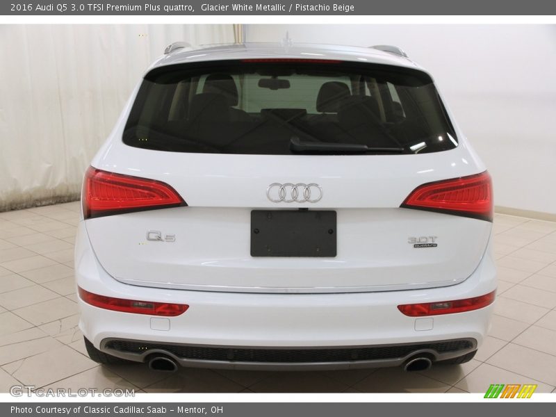 Glacier White Metallic / Pistachio Beige 2016 Audi Q5 3.0 TFSI Premium Plus quattro