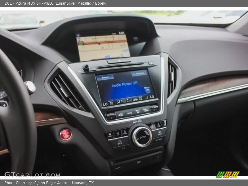 Lunar Silver Metallic / Ebony 2017 Acura MDX SH-AWD