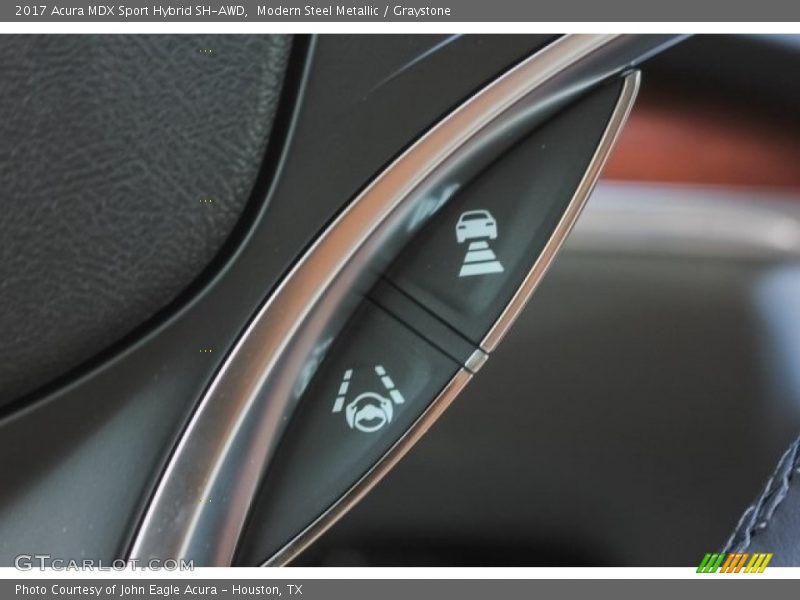 Modern Steel Metallic / Graystone 2017 Acura MDX Sport Hybrid SH-AWD