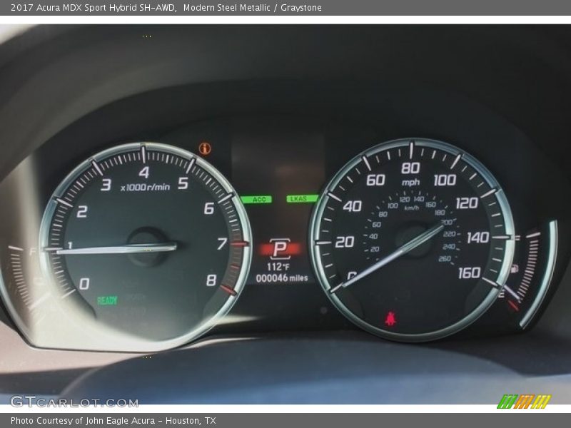 Modern Steel Metallic / Graystone 2017 Acura MDX Sport Hybrid SH-AWD
