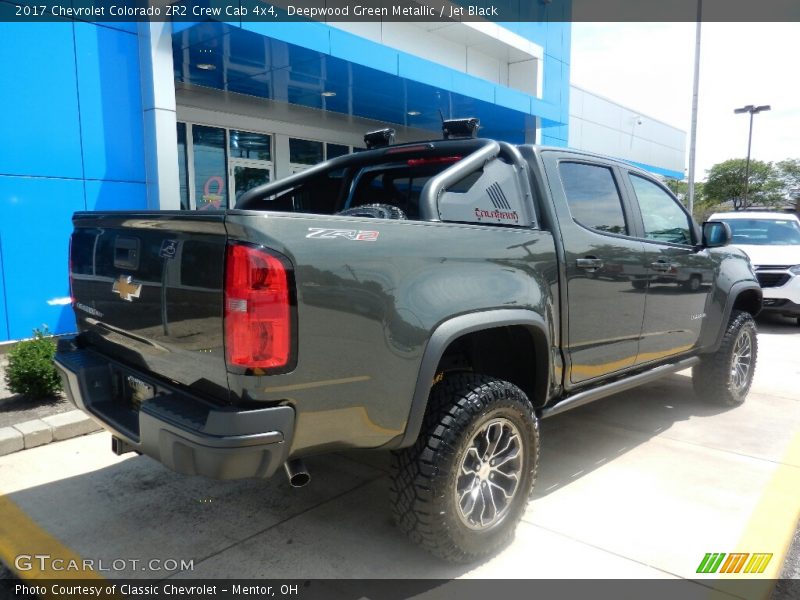 Deepwood Green Metallic / Jet Black 2017 Chevrolet Colorado ZR2 Crew Cab 4x4