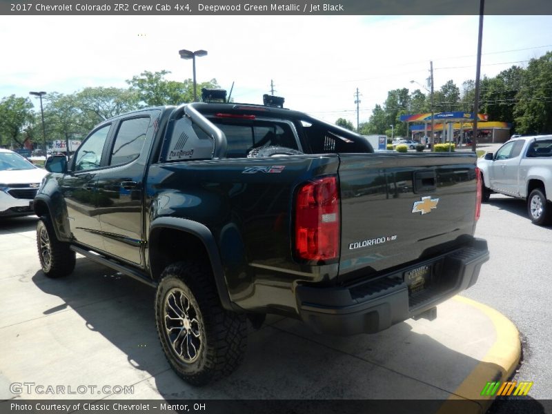 Deepwood Green Metallic / Jet Black 2017 Chevrolet Colorado ZR2 Crew Cab 4x4