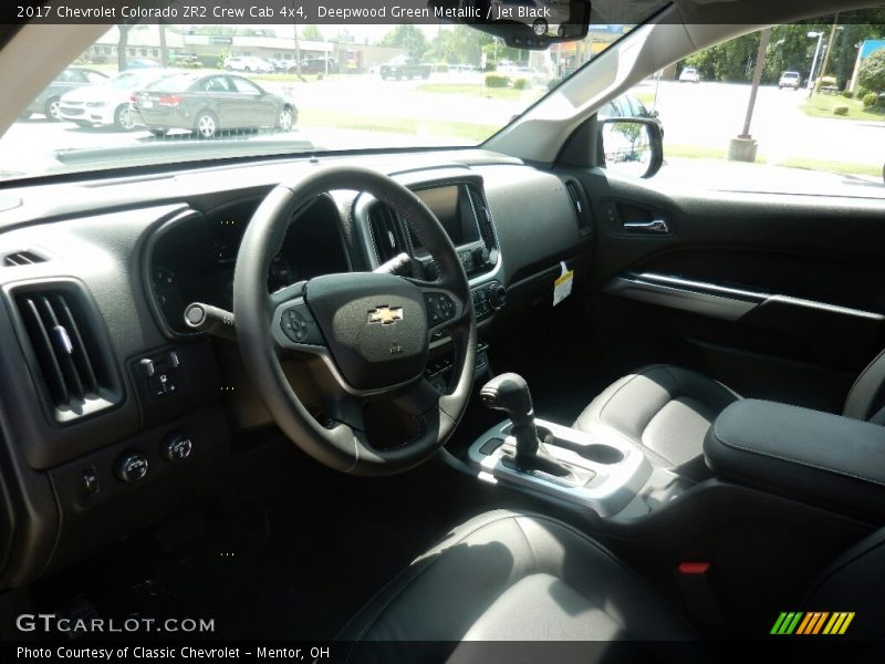 Deepwood Green Metallic / Jet Black 2017 Chevrolet Colorado ZR2 Crew Cab 4x4