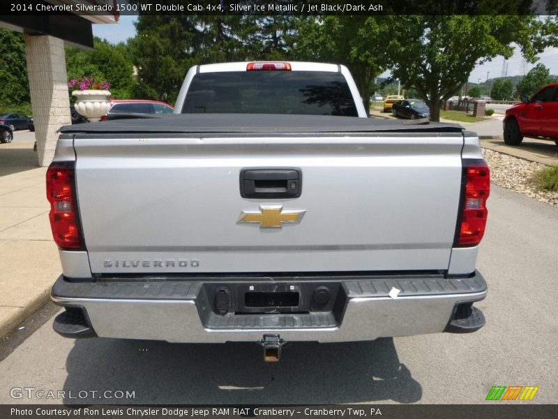 Silver Ice Metallic / Jet Black/Dark Ash 2014 Chevrolet Silverado 1500 WT Double Cab 4x4