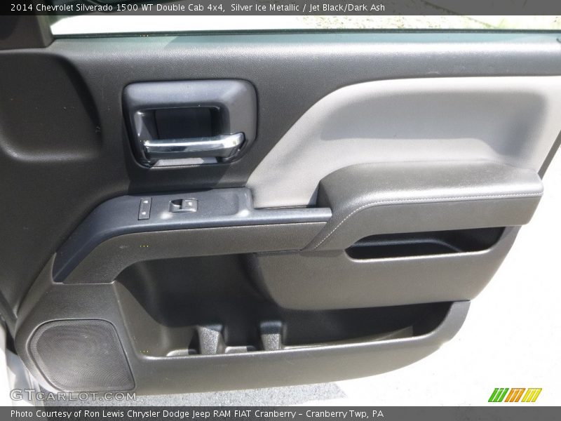 Silver Ice Metallic / Jet Black/Dark Ash 2014 Chevrolet Silverado 1500 WT Double Cab 4x4