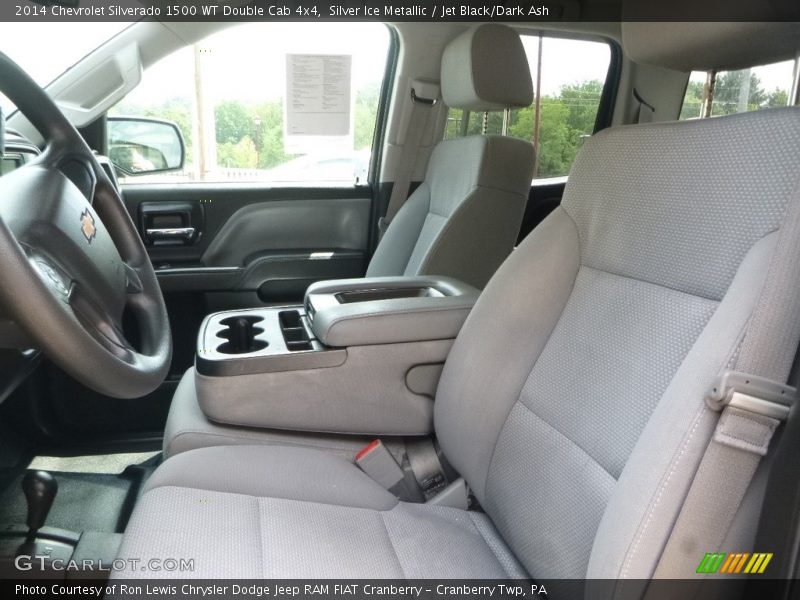 Silver Ice Metallic / Jet Black/Dark Ash 2014 Chevrolet Silverado 1500 WT Double Cab 4x4