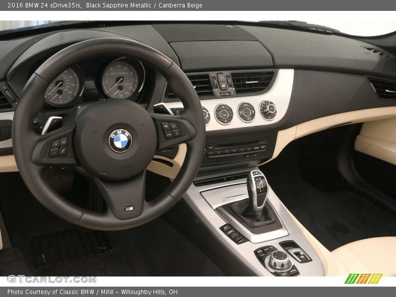 Black Sapphire Metallic / Canberra Beige 2016 BMW Z4 sDrive35is