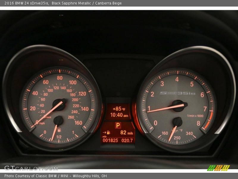  2016 Z4 sDrive35is sDrive35is Gauges
