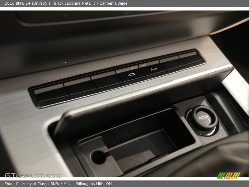 Black Sapphire Metallic / Canberra Beige 2016 BMW Z4 sDrive35is