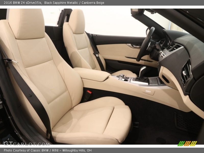 Black Sapphire Metallic / Canberra Beige 2016 BMW Z4 sDrive35is